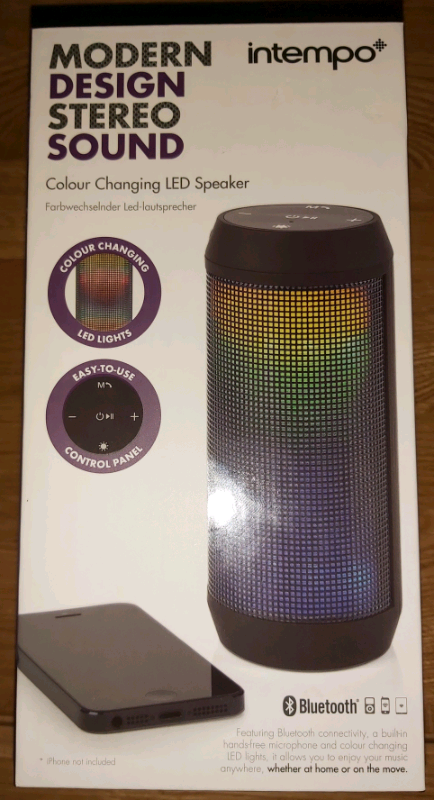 intempo led lautsprecher